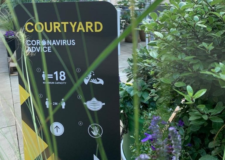 BCA Covid Garden and Wayfinding.