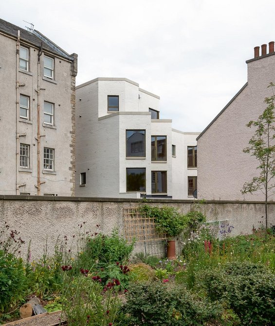 The practice designed a chamfered rear elevation to prevent overlooking.