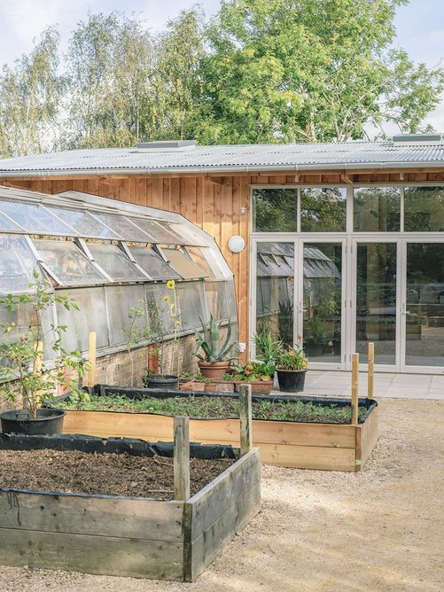 The Barn, Brockwell Park Community Greenhouses, London by Feilden Fowles Architects