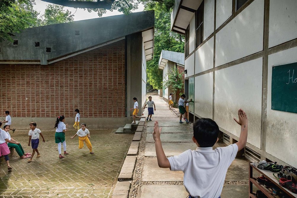 Shreyas Comprehensive School Campus (1958-63), Ahmedabad, India.