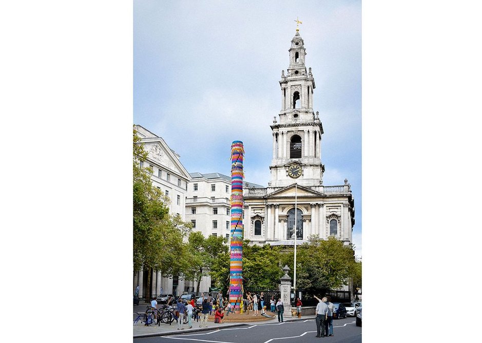 Kennedy’s Scale Rule was one of a number of Rising Star practices that were shortlisted for the London Festival of Architecture’s Modern Maypole competition.