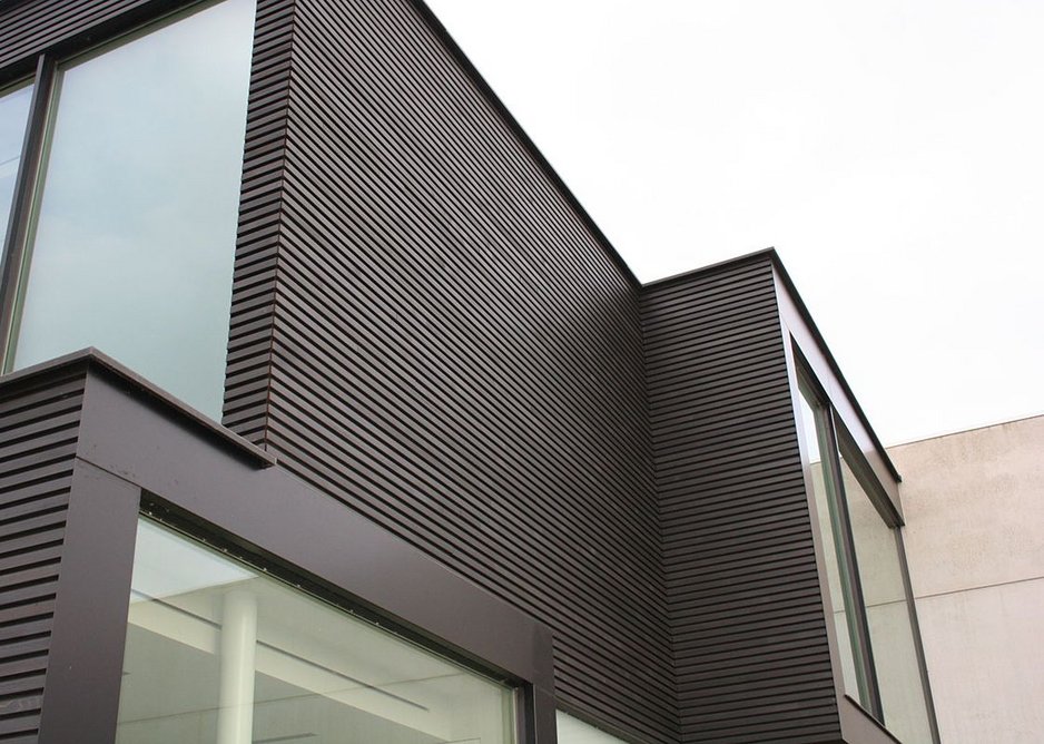 IRO external cladding, Charcoal, private house.