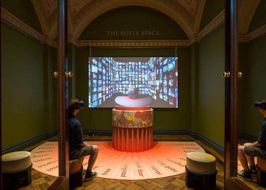 VR introducing portal archetypes at Space Popular: The Portal Galleries at Sir John Soane’s Museum, London.