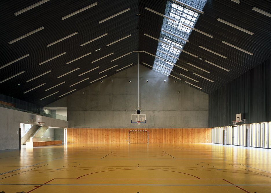 The multi-use sports hall can be used by the school or booked by the local community.