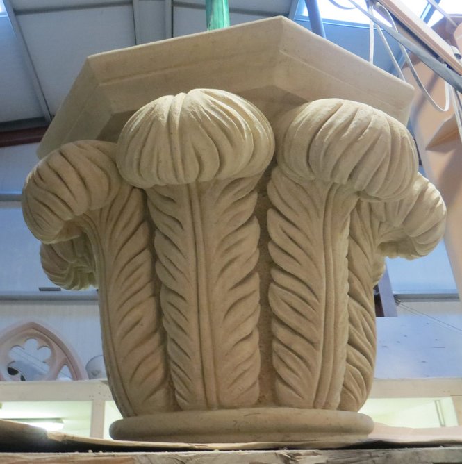ADAM Architecture collaborated with Art Workers’ Guild member and master carver Charlie Gurrey on a bespoke ostrich feather capital for a new pavilion at Oval Cricket Ground.