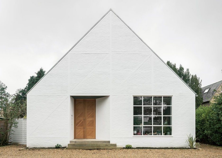 The hyper-real house-ness of the street elevation.