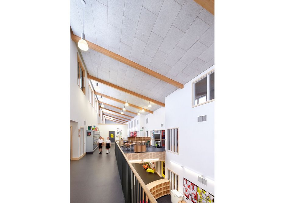 Wilkinson Primary School upstairs atrium