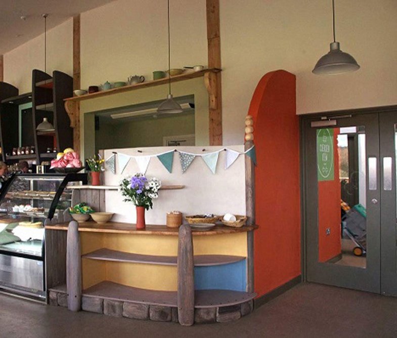 The Cuerden Valley Visitor Centre is built using a timber frame.