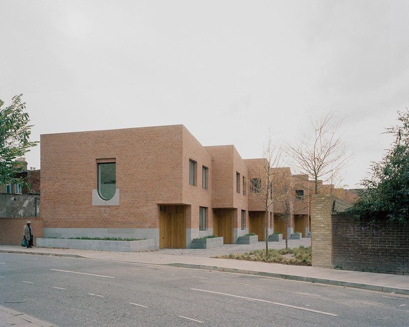 Each home is oriented to address the main frontage.