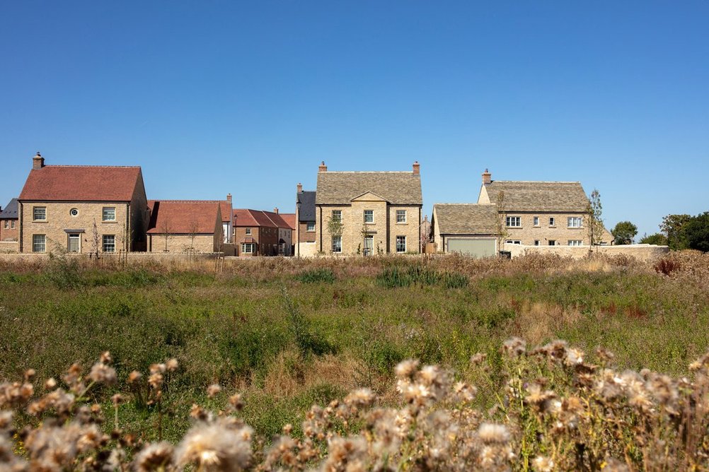 Park View, a 300 home development at Woodstock designed by ADAM Architecture for the Blenheim Estate.