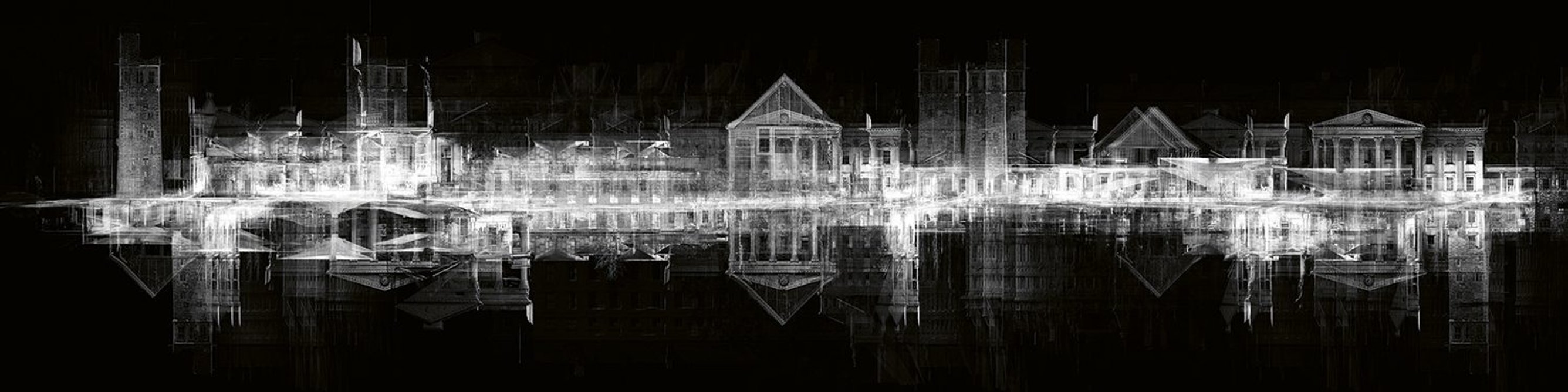 Ghost. Composite  3D laser scan;  3000mm x 750mm.