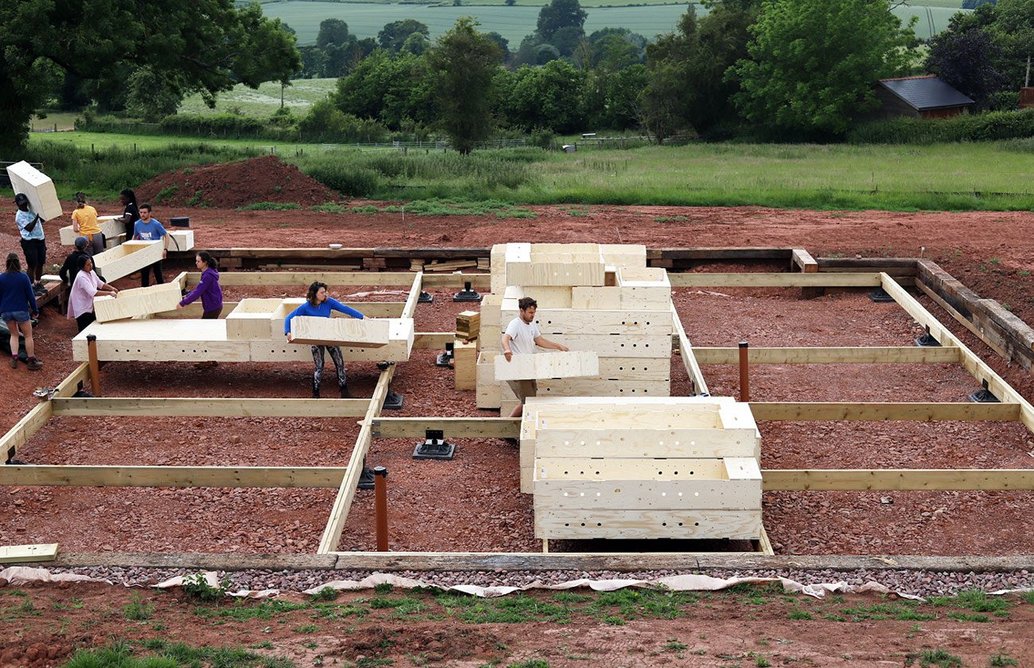 Studio Bark and Structure Workshop used Jackpad foundations for Nest House, constructing it with a student team.