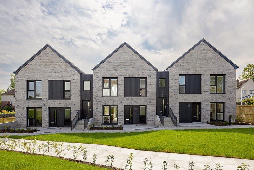 The recently completed Gap Homes in Stirling, for Barnardo’s, provide accommodation for young people leaving the care system.