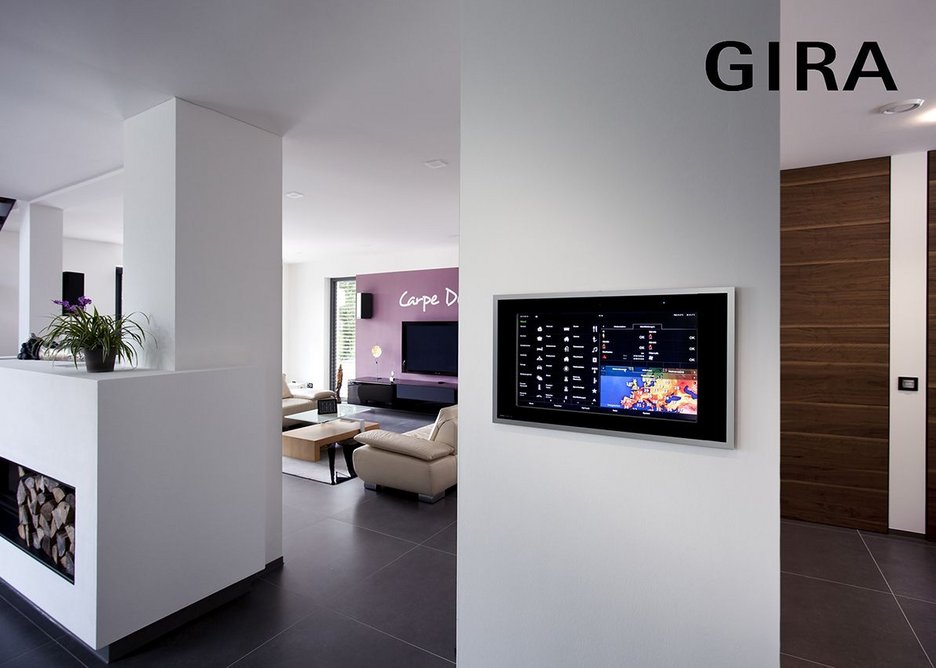 With the KNX system, Gira combines various home technology elements for building automation