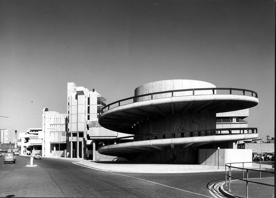 Tricorn Shopping Centre, Portsmouth, completed in 1965 and demolished in 2004