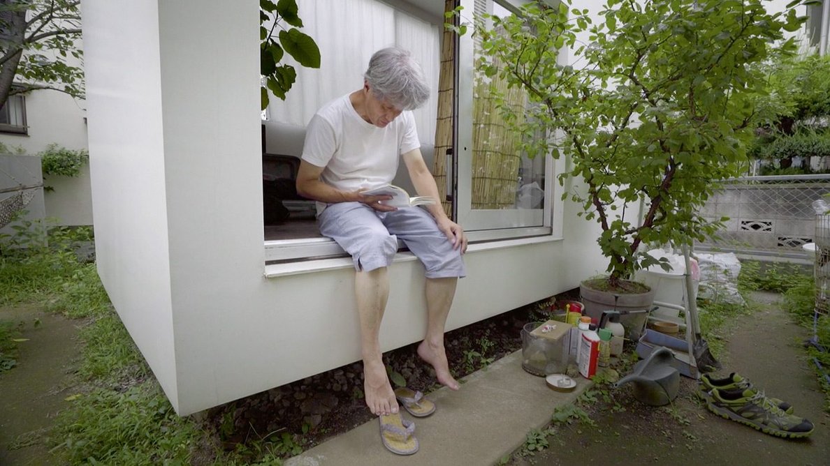 Mr Moriyama at home in Tokyo.