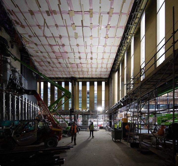 Installation process underway at the Outernet. Photo: Andy Parish