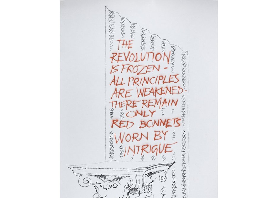 The Revolution is Frozen [collaboration with Gary Hincks], 1990.