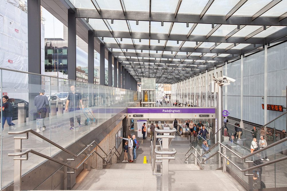 Paddington Elizabeth Line Station. Credit: Weston Williamson + Partners