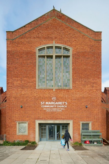 A new more welcoming entrance to the 1950s frontage is respectful of the architecture.