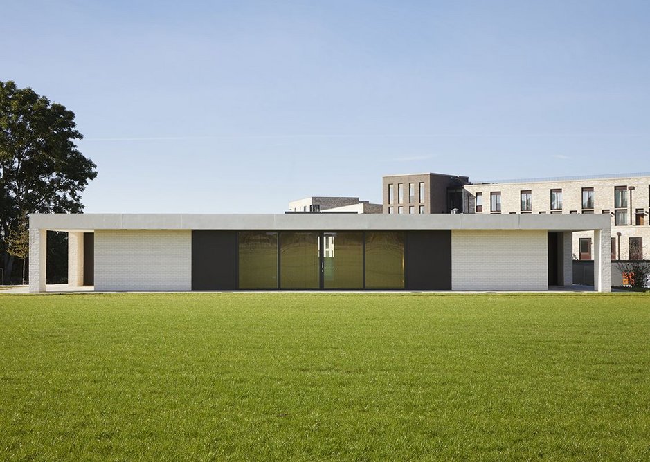 The new Eddington cricket pavilion.