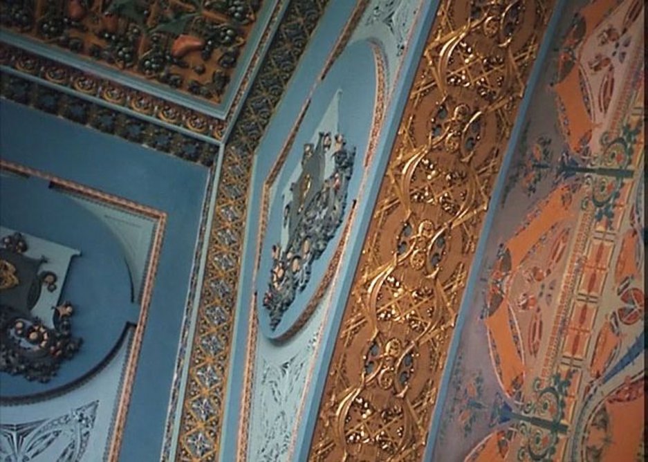 National Farmer's Bank in Owatonna, Minnesota, designed by Louis H. Sullivan (1906-08). From Sullivan’s Banks, a film by Heinz Emigholz (2000).