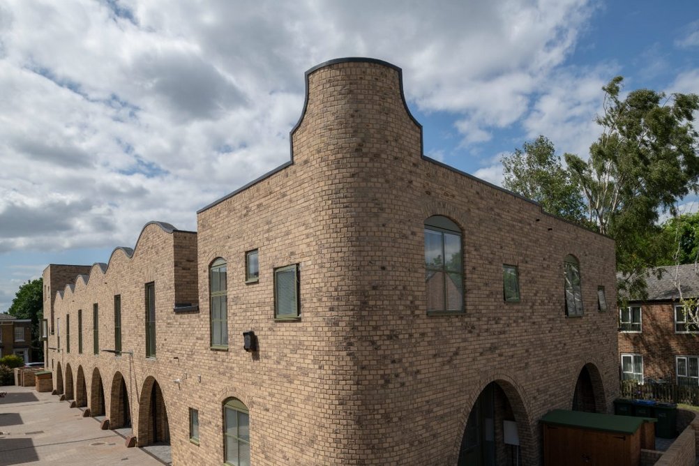 Architects' Choice award winner: Woodmoore Mews, Charlton Church Lane, London. Peter Barber Architects.