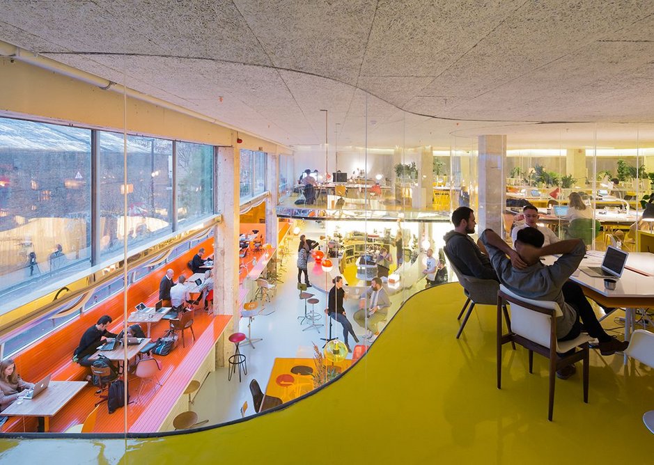 Second Home, a co-working office in Whitechapel designed by Spanish practice Selgas Cano.