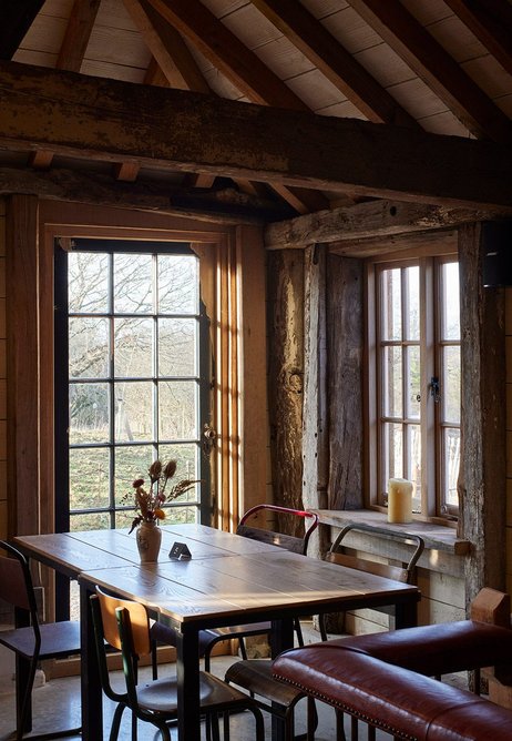 Knepp Wilding Kitchen and Shop by Kaner Olette Architects. Credit: Richard Chivers