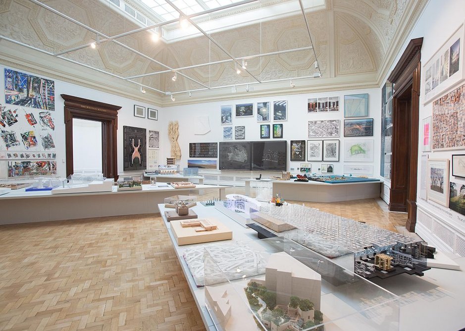 A more generous space for architecture than other years at the RA.