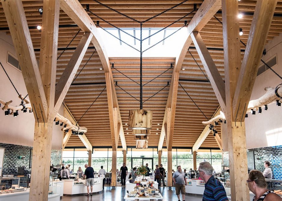 Commercial and leisure - Gloucester Services by Glen Howells Architects, a destination in itself.