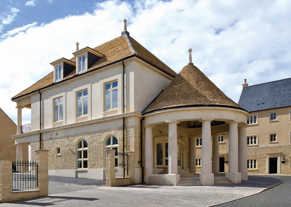 The village centre takes the form of a market hall.