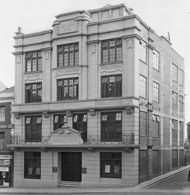 FJ Parsons' new printworks prior to opening in 1924.