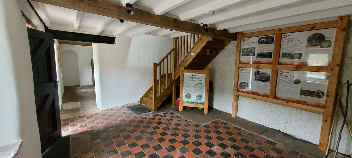 The restored interior after a light-touch restoration on a light budget.