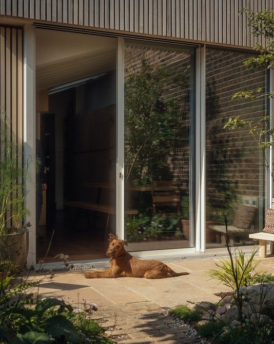 Maxlight triple doors have a two-thirds opening configuration, sliding left or right with no fixed panel required.