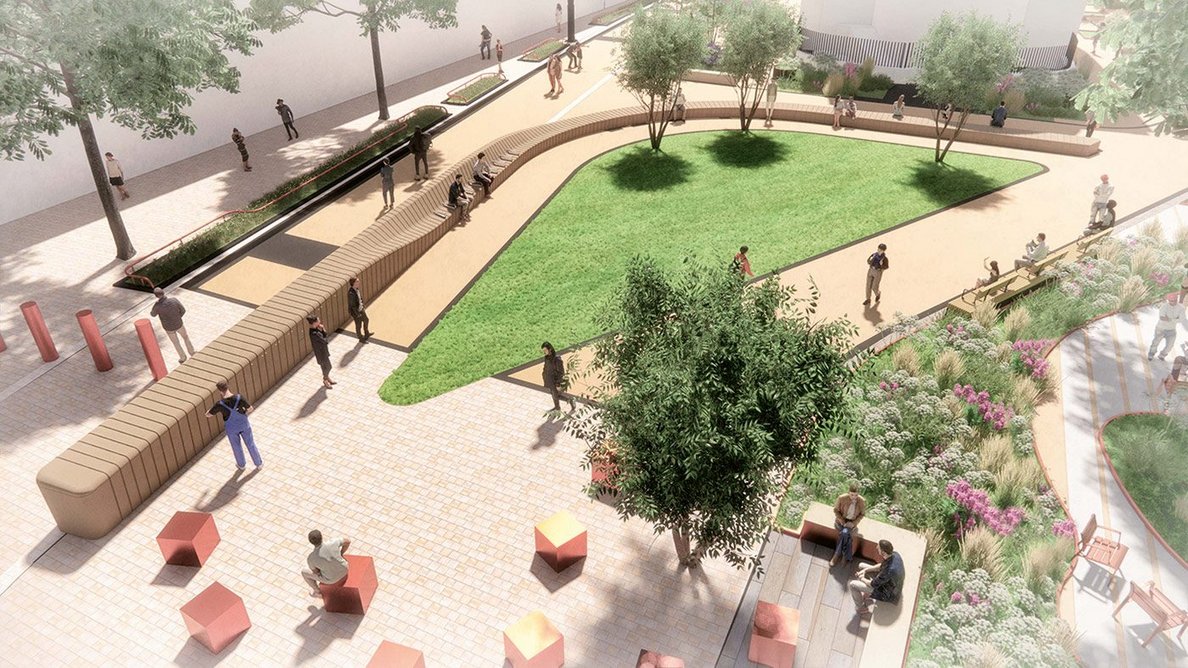 A second bench is planned for the Activity Lawn behind St Mary le Grand.