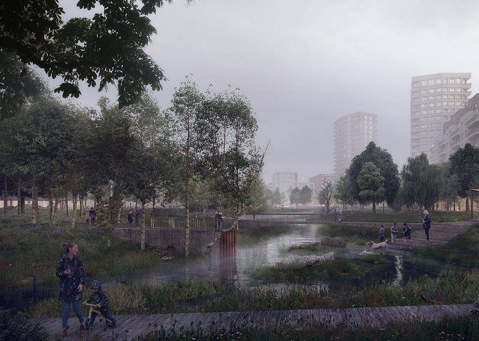 The plans aim to encourage biodiversity around Meridian Water Brooks Park.