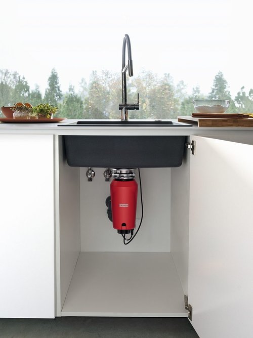 Franke’s Elite Slimline food waste disposers liquify household organic waste, diverting it away from landfill where it emits harmful greenhouse gasses.