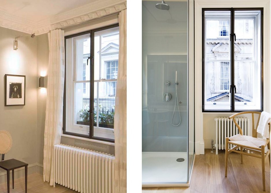 Secondary glazing helps to reduce sound transmission, particularly important in city locations.