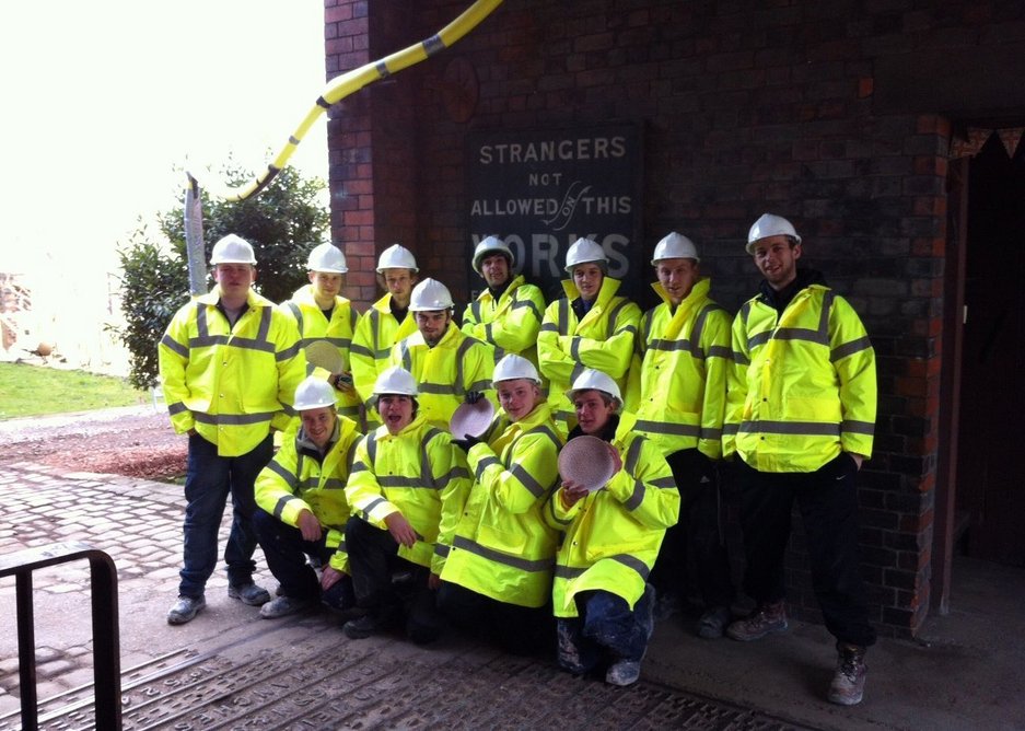 Middleport Pottery 'Get into Construction' trainees.