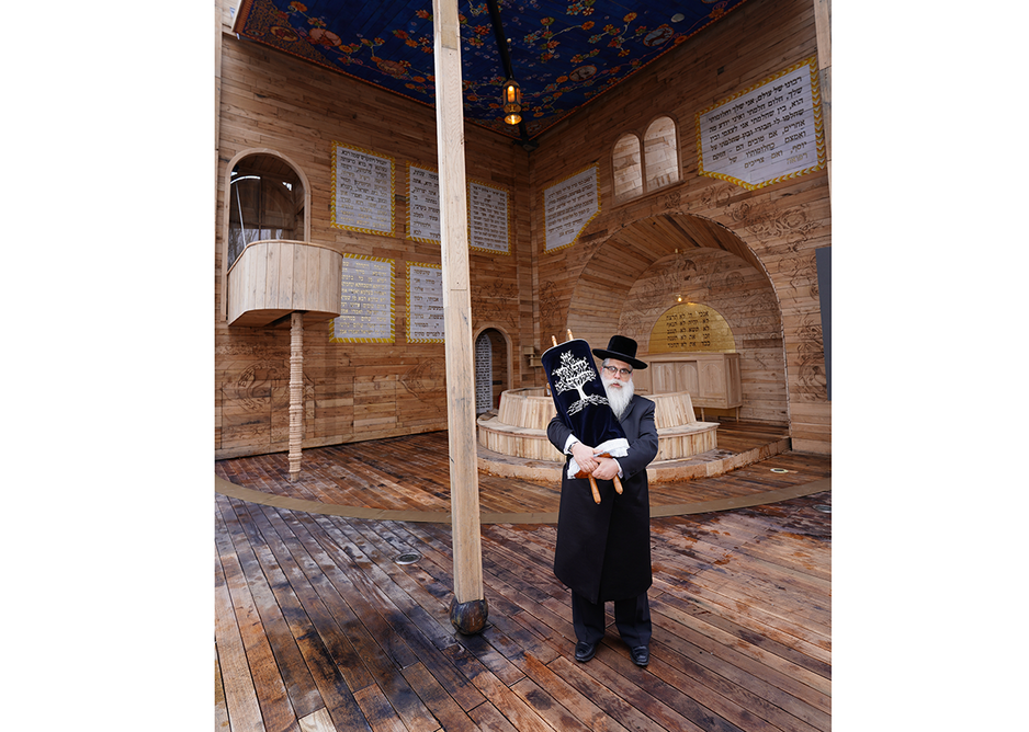 The Babyn Yar synagogue restores a living Jewish presence to the site, and is the first structure to be completed in the 150ha memorial complex.