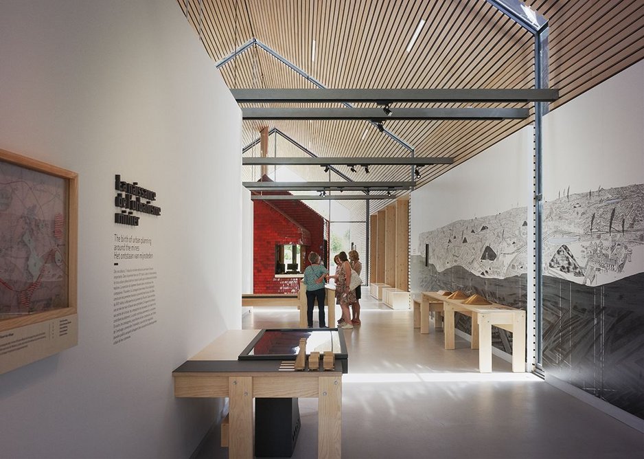 Inside the Interpretation Centre, which is a gateway to the region for visitors and provides explanation to locals.