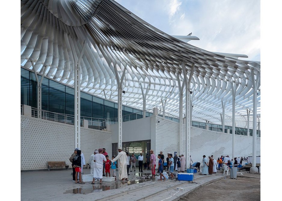 Muttrah Fish Market, Muscat, Oman, designed by Snøhetta.