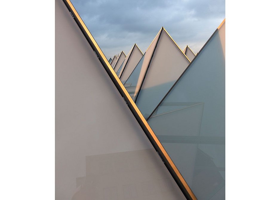 Hayward Gallery pyramid rooflights.