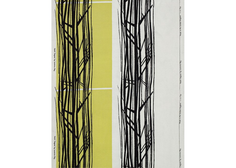 Sequoia furnishing fabric, Lucienne Day, Heal's, 1959. Copyright the Robin & Lucienne Day Foundation.