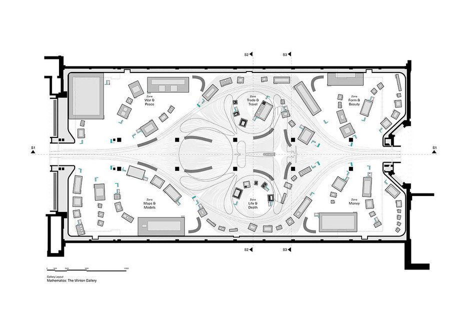 Zaha Hadid Architects’ plan for Mathematics: The Winton Gallery at the Science Museum was inspired by aerodynamic airflow