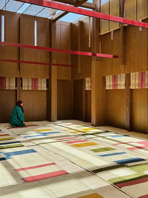 On Weaving comprises an open central courtyard flanked by prayer spaces.