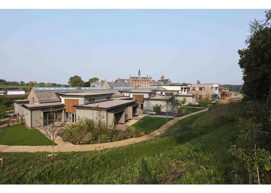 Exterior view of St Michael’s Hospice, Hereford, designed by Architype