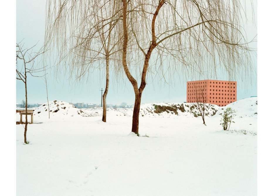 Luigi Ghirri, Cemetery of San Cataldo, Modena, 1985.