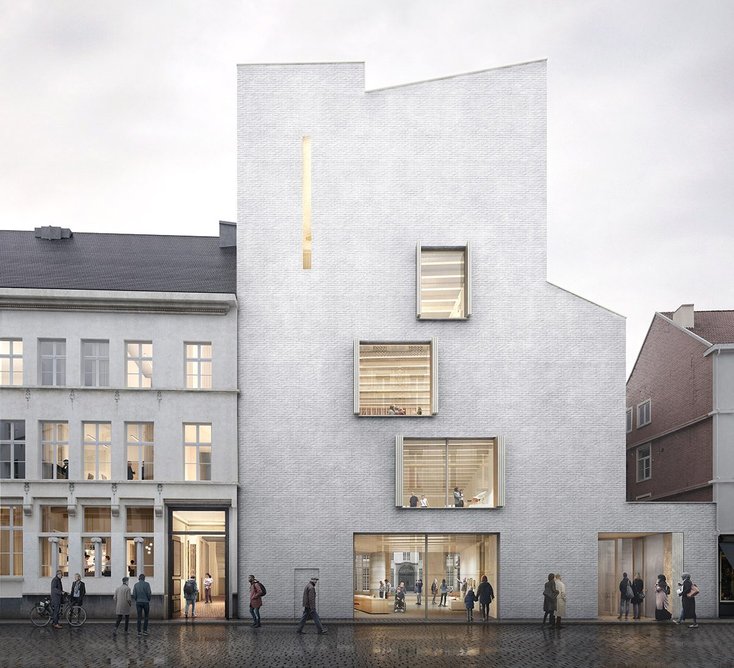 Due to start on site later in the year, Carmody Groarke’s new wing of Design Museum Gent will house galleries and event spaces intended to broaden cultural programming and visitor outreach, it will be built with the Gent Waste Brick.